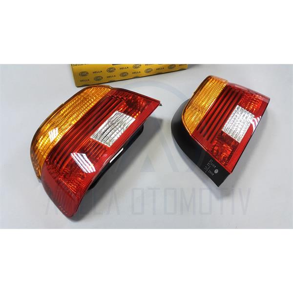 2 x BMW 5 SERİSİ E39 00-03 SEDAN LED STOP LAMBASI SARI HELLA