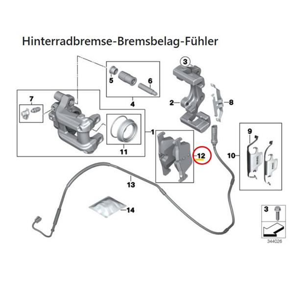 BMW 2 SERİSİ F22 F23 10-18 FREN BALATASI TAKIM ARKA ORİJİNAL