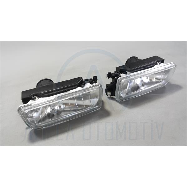 2 x BMW 3 SERİSİ E36 1990-1999 ÖN SİS FARI ŞEFFAF SOL-SAĞ TAKIM