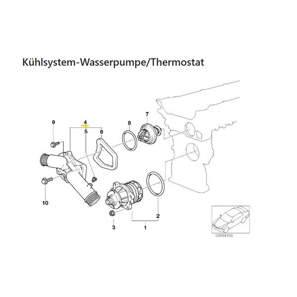 BMW 5 SERİSİ E39 1996-2001 M52 PLASTİK TERMOSTAT GÖVDESİ