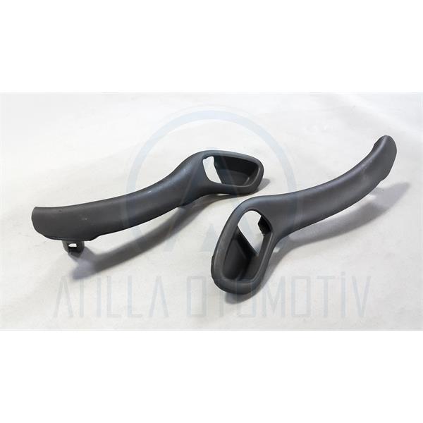 2 x SEAT LEON 1M 99-06 İÇ KAPI ÇEKME KOLU SİYAH ÖN SOL-SAĞ