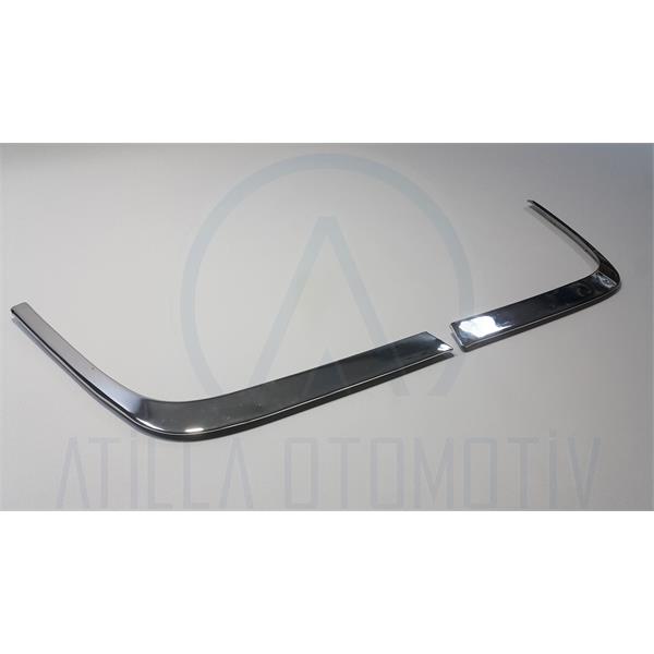 2 x MERCEDES E SERİSİ W210 S210 96-03 ÖN TAMPON NİKELAJI TAKIM