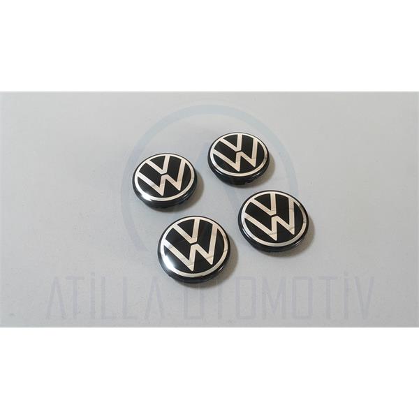 4 x VW POLO 2G 18-25 ÇELİK JANT GÖBEĞİ TAKIM 55MM 1S0601171