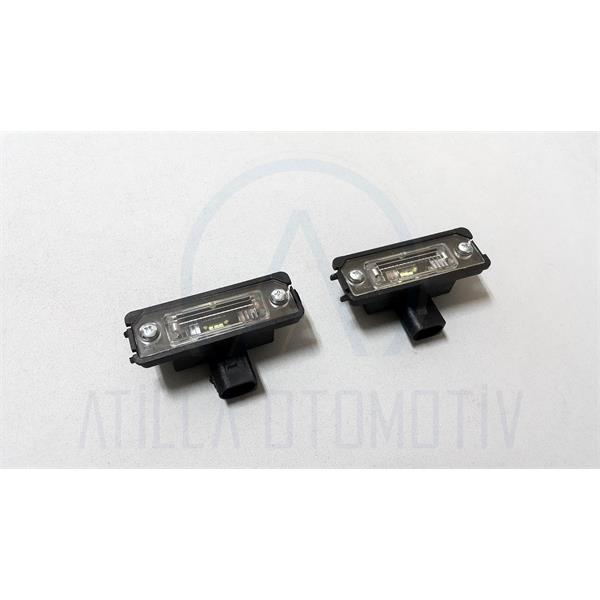 2 x VW NEW BEETLE 1C 2006-2010 PLAKA LAMBASI LED SAĞ-SOL