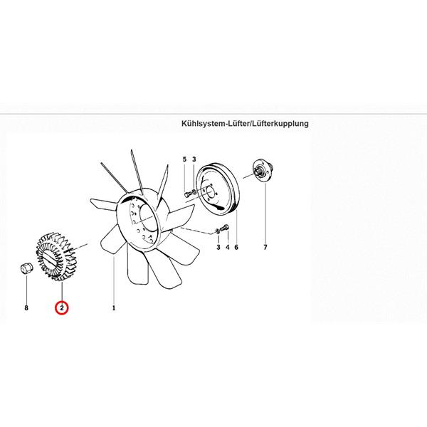 BMW Z3 E36 95-00 RADYATÖR FAN TERMİĞİ 4 DELİK KÜÇÜK