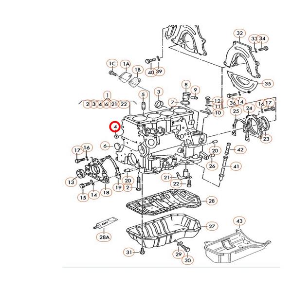 VW GOLF 1 2 JETTA T4 BLOK SU BOŞALTMA TAPASI 14MM METAL ORİJİNAL