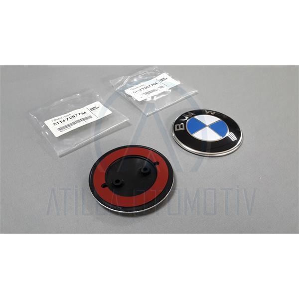 2 x BMW 6 SERİSİ F06 F12 KAPUT / BAGAJ ARMASI LOGO 82MM SET