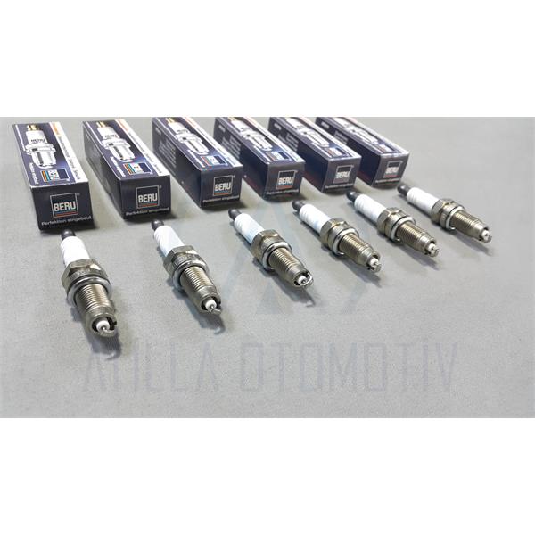 6 x VW EOS 1F 2006-2009 3.2 V6 ATEŞLEME BUJİ TAKIMI BERU