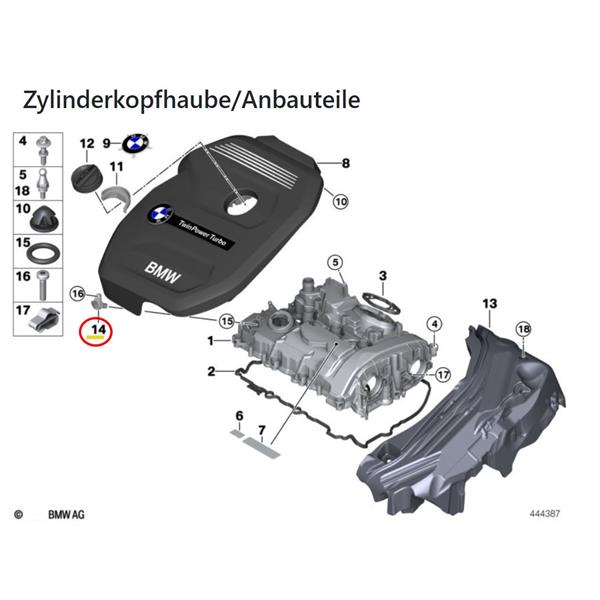 BMW 1 SERİSİ F20 F21 LCİ 15-18 EKSANTRİK KONUM SENSÖRÜ ORİJİNAL