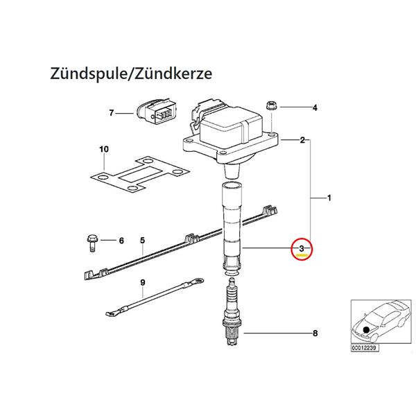 BMW 3 SERİSİ E30 1989-1991 M42 BUJİ BAŞLIĞI BREMİ