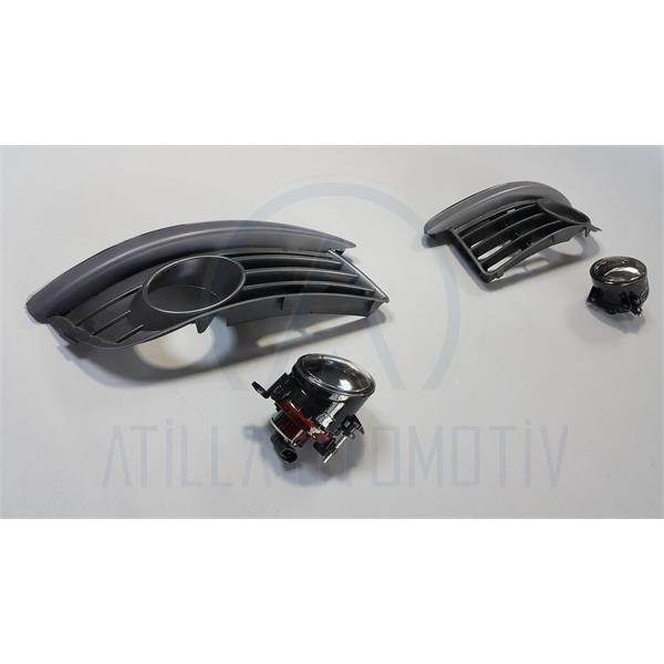 VW JETTA 1K2 2005-2011 SİS FARI + ÇERÇEVE SETİ 4 PARÇA TAKIM