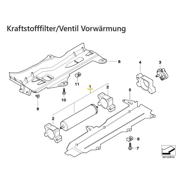 BMW 3 SERİSİ E46 1998-2006 320d 330d MAZOT FİLTRESİ