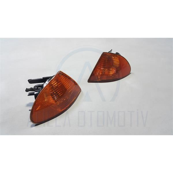 2 x BMW 3 SERİSİ E46 1998-2001 SEDAN ÖN SİNYAL SARI SAĞ SOL TAKIM