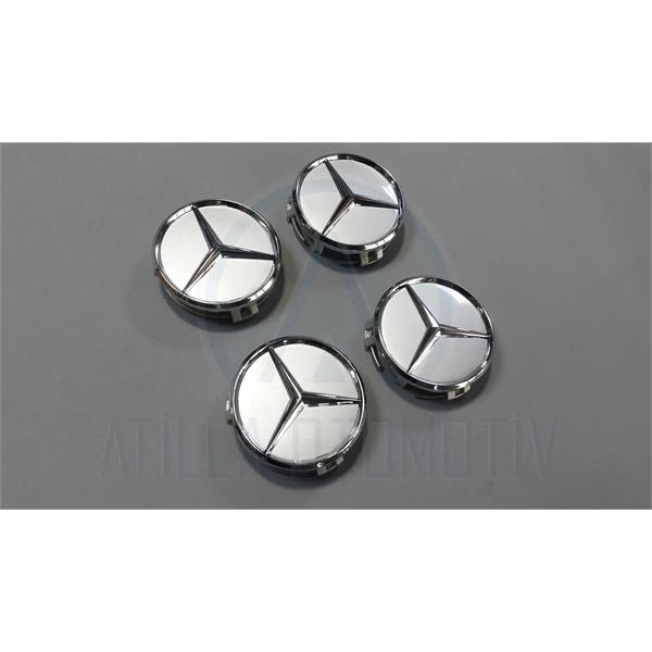 MERCEDES SLK SERİSİ R170/R171 ÇELİK JANT GÖBEK SETİ 75 MM GRİ