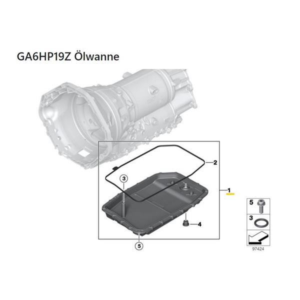 BMW 3 SERİSİ E90 E91 2006-2012 ŞANZIMAN KARTERİ FİLTRELİ ZFS