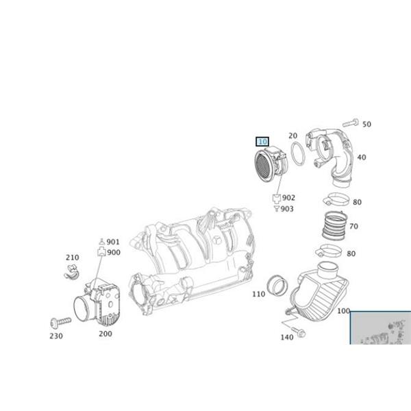 MERCEDES CL SERİSİ CL203 2002-2008 M271 HAVA AKIŞMETRE ORİJİNAL