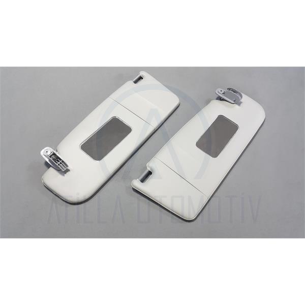 2 x SEAT TOLEDO 1M2 1998-2004 TAVAN İÇ GÜNEŞLİK ÖN SOL-SAĞ GRİ